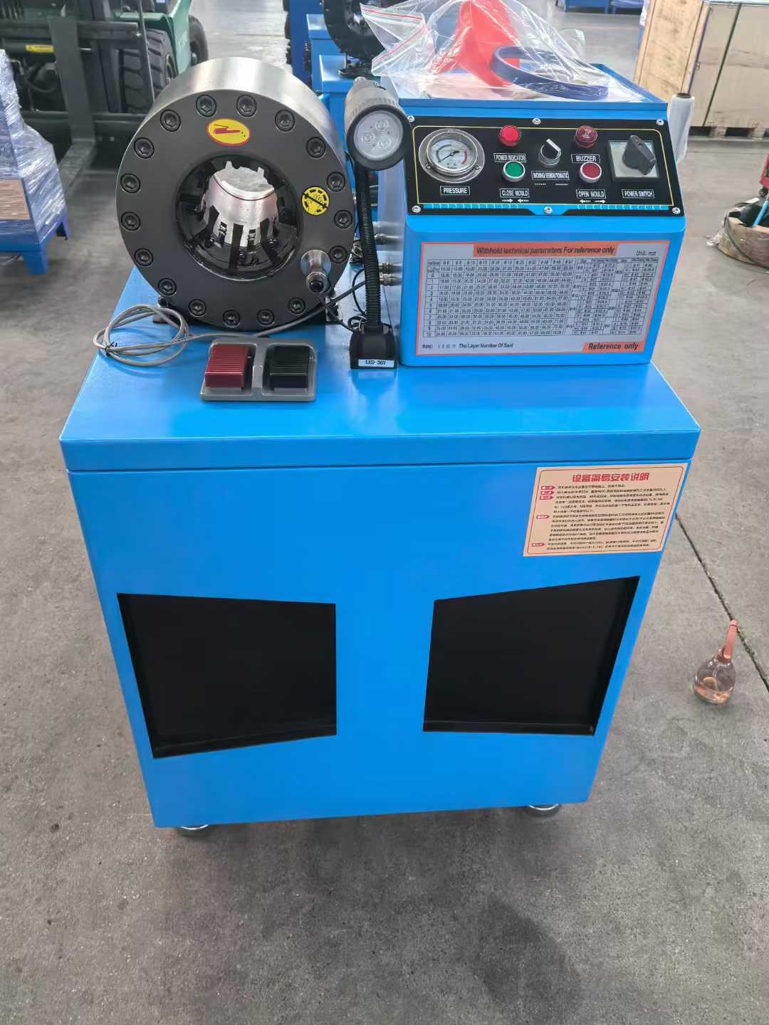 2 Inch 10 Dies New Model Big Power 4 Kw Portable Hose Crimping Machine / Hose Crimper