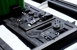 Net Weight 6kg Carbon Steel Roof Rack Mounted Heavy Duty Tool Box Brackets 504