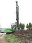 Piling Equipment Hire Green Color Compact Pile Driver Machine , Diameter 2500mm