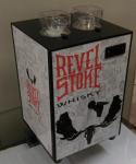 Energy Saving Cold Shot Liquor Dispenser Two Bottle High Performance Compressor