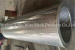Waste Water Treatment V Wire Screen Pipe Rotary 1500 Micron Slot 620 X 1800mm