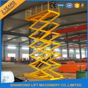 Wholesale Stationary Hydraulic Aerial Scissor Lift Equipment 9m Lifting Height 1000kgs Loading Capacity from china suppliers