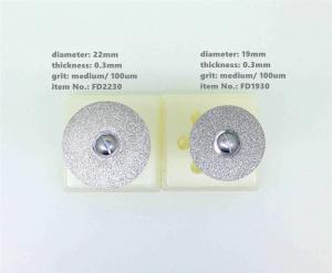 Wholesale Fast Rapid Diamond Coated Grinding Disc 0.3mm 22mm Flexible Round Cutting Disc from china suppliers