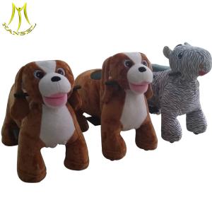 Wholesale Hansel top quality outdoor playground riding plush riding animals from china suppliers