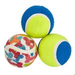 2pk squeaky dog tennis balls