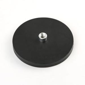 Wholesale Rubber Coated Magnetic Car Mount Round D88 M6 Anti Scratch from china suppliers