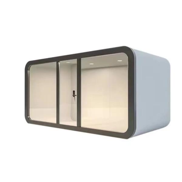 Contemporary Design Style Luxury Soundproof Mobile Apple Pod Cabin Container