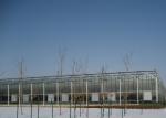 Automatic PC Sheet Greenhouse , Rigid Plastic Sheets Greenhouse Customized Span