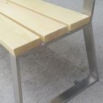 Outdoor L140cm H85cm Cast Iron And Wood Garden Bench