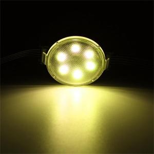 Wholesale Outdoor LED Pixel Point Light Aluminum Channel Profile Track 50mm Diameter IP67 Waterproof Building Lighting from china suppliers