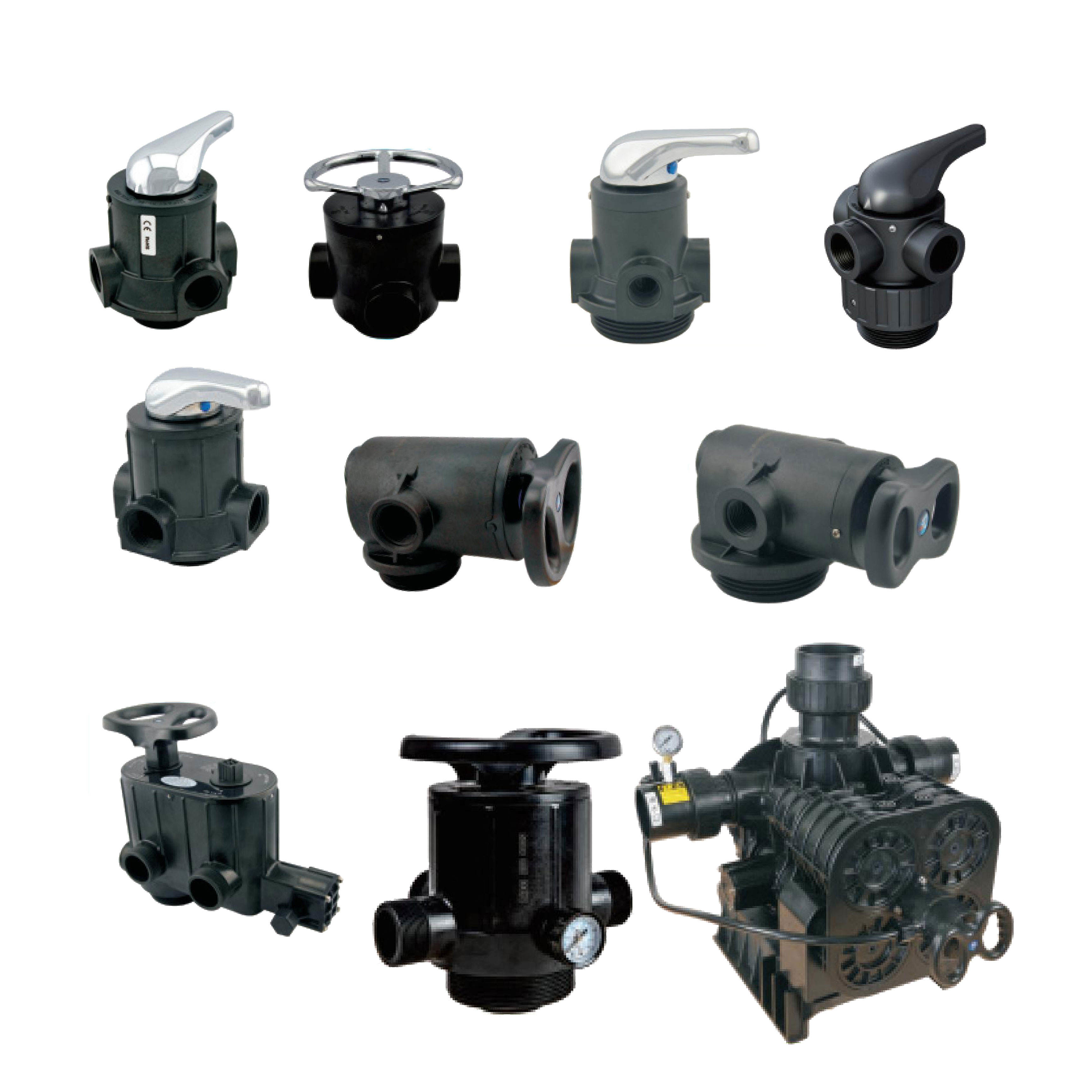 Manual Automatic Water Flow Control Backwash Control Valve For Water Filter Softener Valve