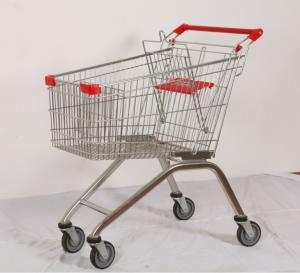 China Competitive Price foldable metal European shopping trolley for supermarket on sale