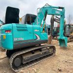 Used Kobelco Digger SK140 Secondhand 14ton Small Type Crawler Excavator