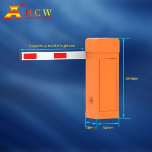 Wholesale HCW Robust Parking Barrier Gate with 1-6 Meters Arm Length and 3-6S Adjustable Speed for Extreme Conditions from china suppliers