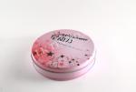 Custom Large Round Tin Box Packaging Christmas Gift Cookie Storage