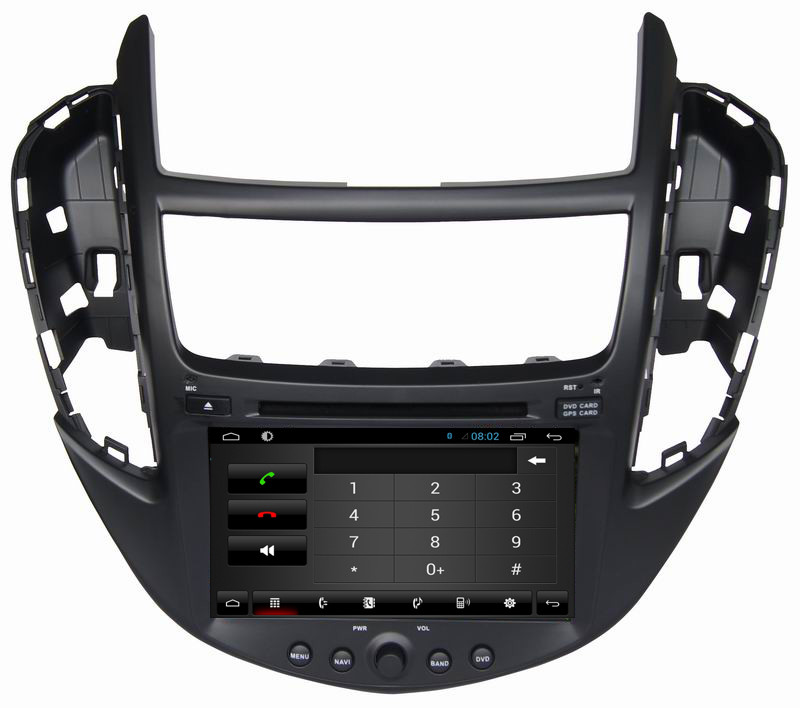 Ouchuangbo 8 inch car stereo android 6.0 for Chevrolet Trax with gps USB QUAD CORE A9 ,1.6GHz Frequency