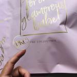 Luxury Customized Print Special Paper Labels Vinyl Clear Transparent Shiny Gold