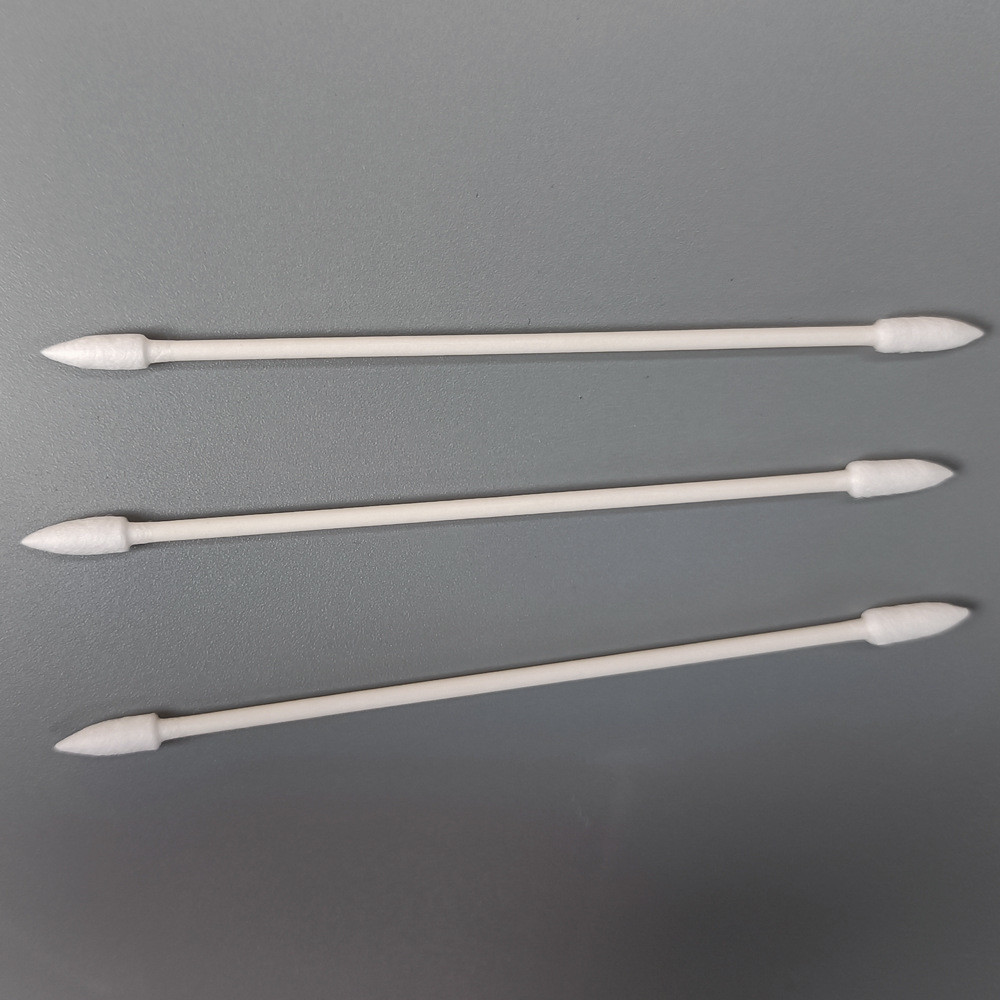 Cleanroom Lint Free 75mm Double Tips Paper Stick Cotton Tipped Swabs