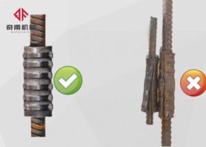 Wholesale D14-40mm Mechanical Cold Extrusion Rebar Coupler Connecting Steel Bars from china suppliers