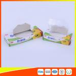 Transparent Fruit Packaging Zip Top Freezer Bags Plastic HDPE / LDPE Material