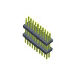 1.27mm Board Spacer Dual Row Straight Right Angle