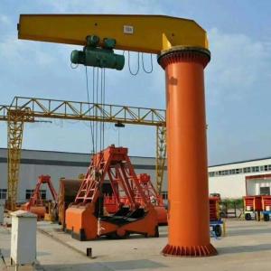 Wholesale 360 Degree Rotation Column Crane Fixed Jib Hoist Crane 2 Ton Remote Control from china suppliers
