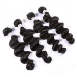 Pure Virgin Brazilian Human Hair Bundles No Nits Double Layers Weft Head