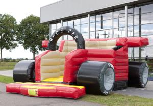 Wholesale Race Car Kid Inflatable Bouncers Funny Jumping Pvc Tarpaulin Material from china suppliers