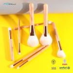Customized OEM Travel Makeup Brush Set Foundation Powder Plastic Handle 8PCS
