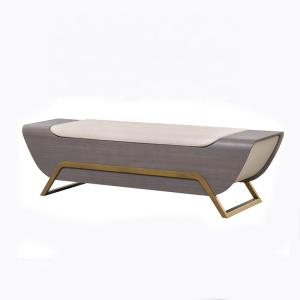 Wholesale Leather Italian Upholstered Ottoman Bench 50cm Foot Stool Ottoman from china suppliers