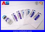 Hologram Peptide Bottle Labels Vinyl Custom Label Printing For Vials