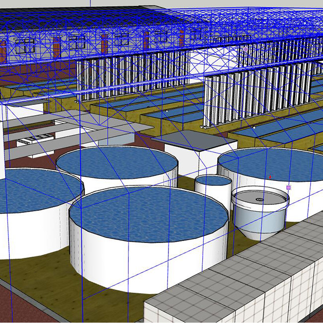 Commercial Aquaponics Farming System Water Recycling By DWC Bench