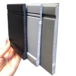 Black Vinyl Baseboard 30% Deposit 70% Balance Payment Term for Customer