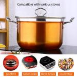 High Quality Kitchen 10 Pcs Stainless Steel Cookware Set Soup & Stock Pot Set