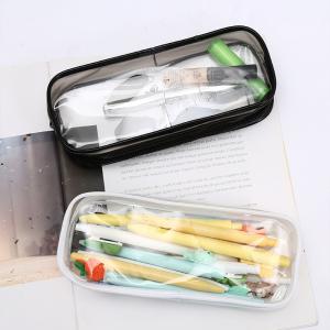 Wholesale Boys or Girls 19*7*4.5cm Clear Exam Pencil Case with Zipper and 2022 at Office School from china suppliers