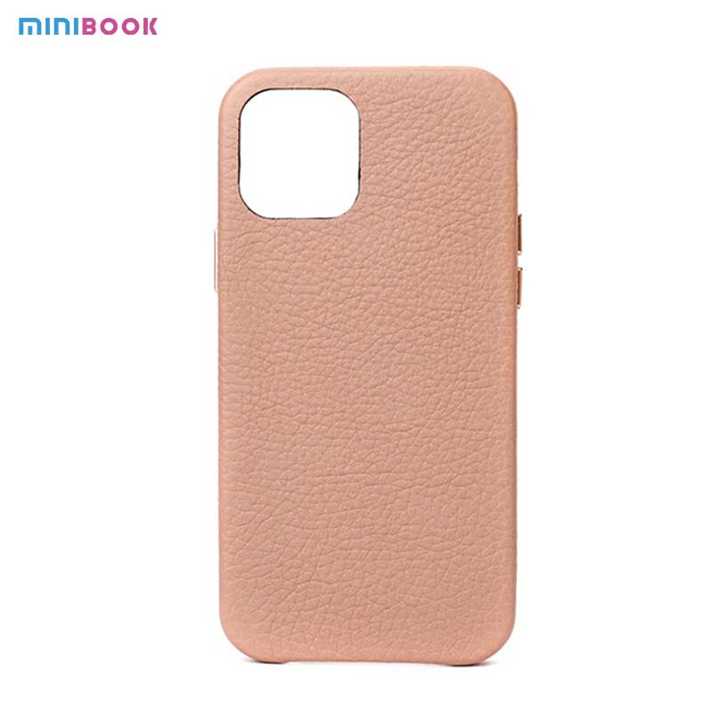 Leather Minibook Custom Logo Genuine Cow Phone Case For Coque IPhone 14 Pro Max Full Edge Cover