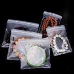 Customized Logo Biodegradable Plastic Zipper Bag for Jewelry Packaging and