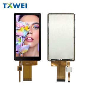 China 4.5-inch RGB LCD Display With Full Viewing Angle And 40pin Capacitive Touch For Vertical And Horizontal Screens on sale