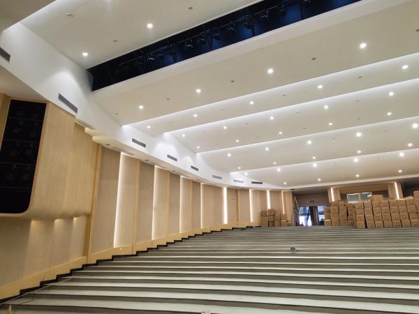 2/2/0.5mm 4'x8' Auditorium Microperforated Wooden Sound Absorbing Wall Acoustic