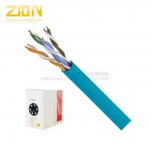 Wholesale UTP CAT5E Network Cable 24 AWG 4 Pairs Solid Bare Copper for Gigabit Ethernet from china suppliers
