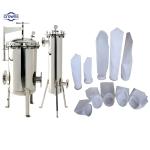 China Manufacturer Organic Solvent Filtration SS 304/316 Single Bag Filter