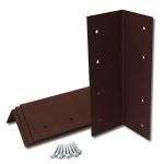 Powder Coated Easy Assembly Raised Garden Bed Corner Bracket Connectors in