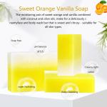 ODM Organic Bath Soap Sweet Orange Vanilla Natural Organic Soap