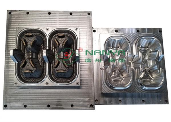 Quality Die Casting 2 Packed Cup Carrier / Cup Holder Pulp Moulding Dies for sale