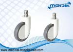 Lock Directional Brake Medical Device Threaded Stem Casters High Capacity