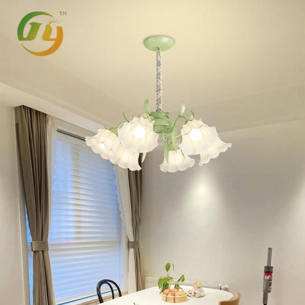 JYLIGHTING New Home Fan Lamp Cream Style Living Room Bedroom Electric Fan