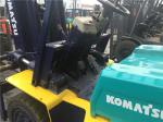used FD50 komatsu forklift from japan with high quality three stages