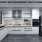 Blum Hardware Modular Lacquer Kitchen Cabinet Modern Style for DIY Kitchen