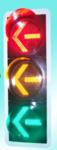 Waterproof 300mm LED Traffic Light GE UV Resistance PC Housing With 3 Arrow