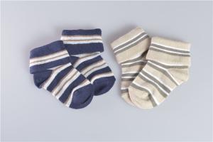 China Anti Bacterial Knitted Colorful Cotton Baby Socks With Odor Resistant Material on sale